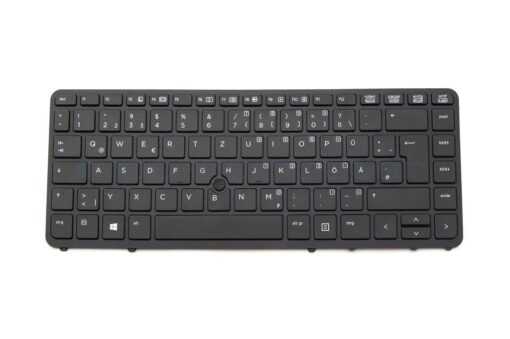 HP EliteBook Keyboard, 840 G1/G2, GERMAN, Grade A
